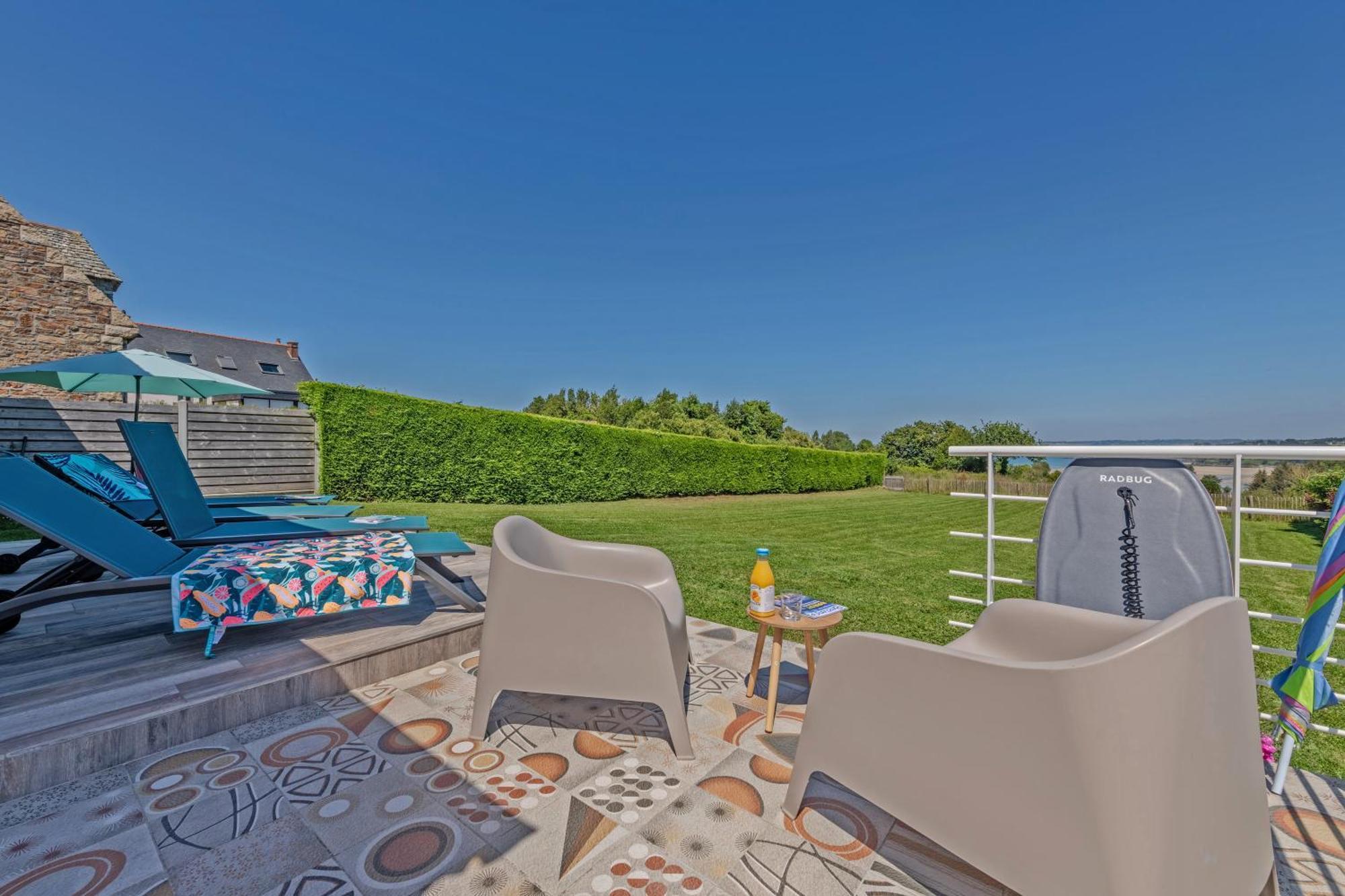 Villa - Vue Mer - 800M De La Plage Locquirec Exterior foto