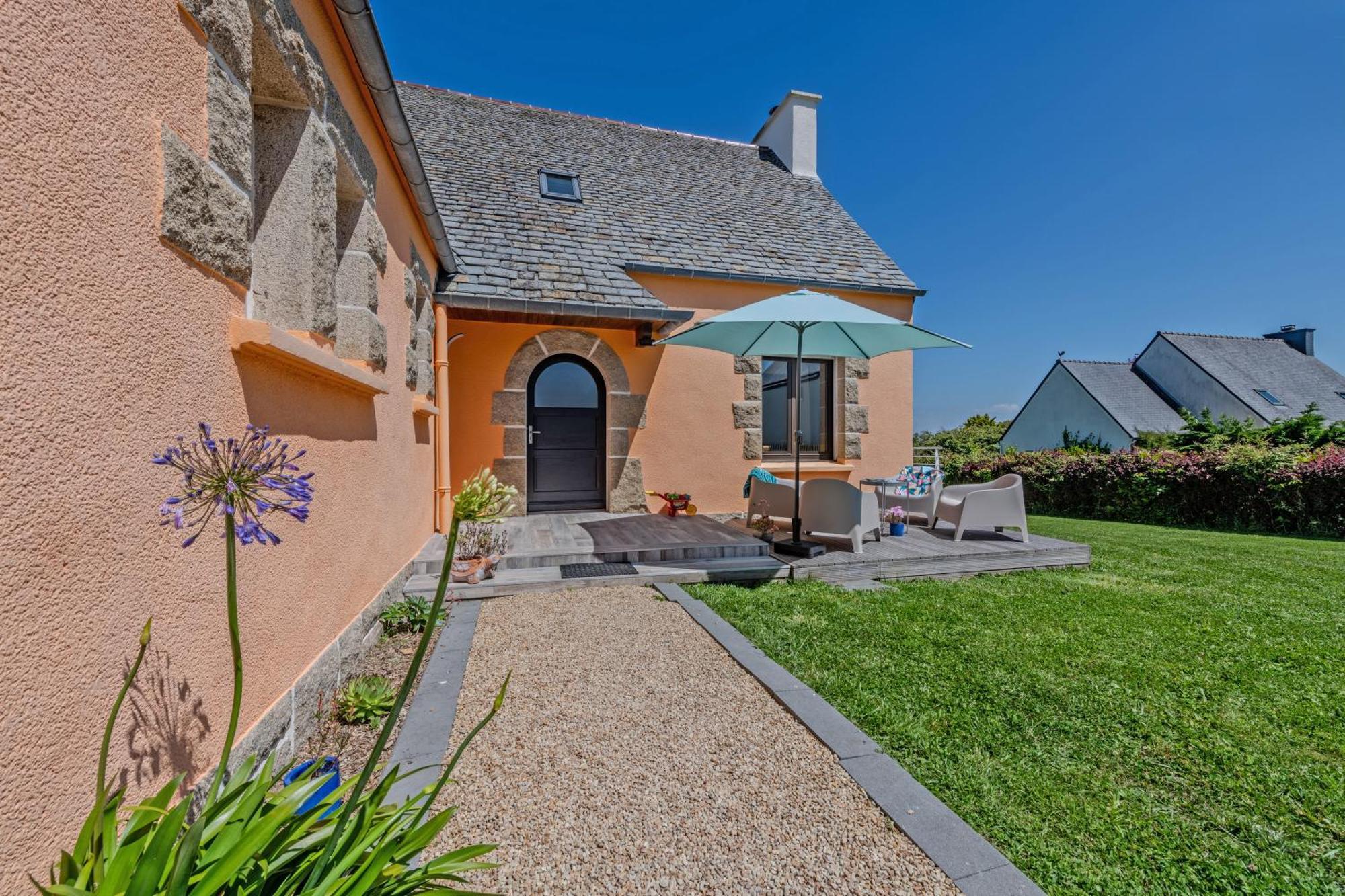 Villa - Vue Mer - 800M De La Plage Locquirec Exterior foto